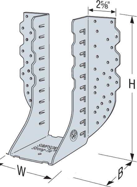 HGUS6.88/12 Glulam Beam Hanger